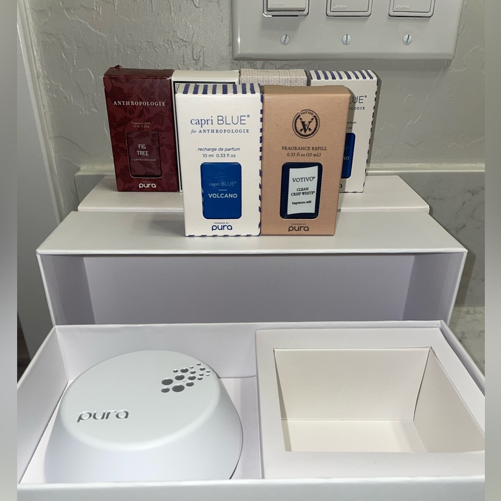 PURA DIFFUSER SET W/ FRAGRANCE REFILLS NWT